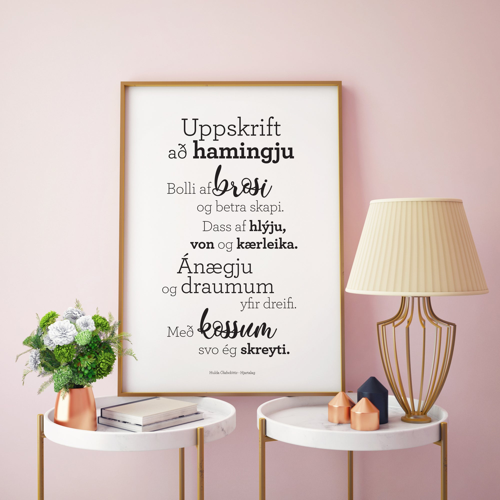 Uppskrift að hamingju