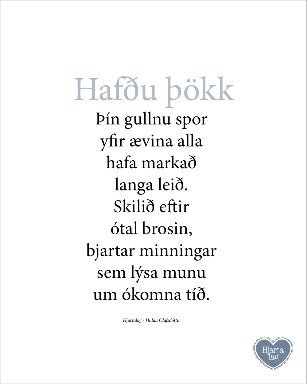 Lj Hjartalag lj-hjartalag