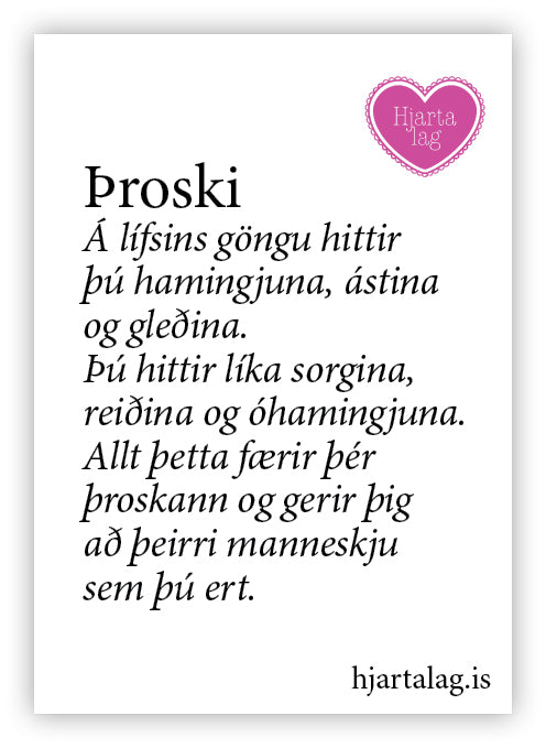 Þroski