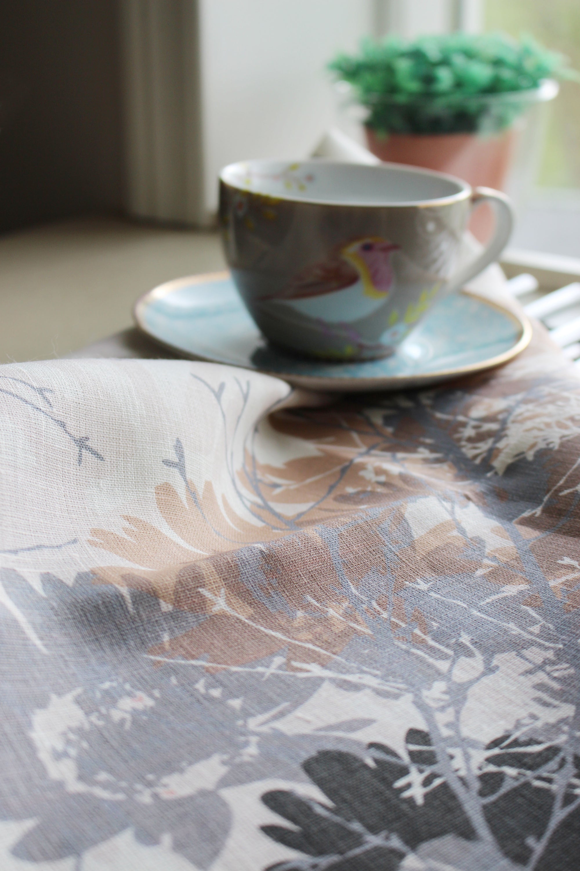 Viskastykki úr hör - Hönnun: Hjartalag