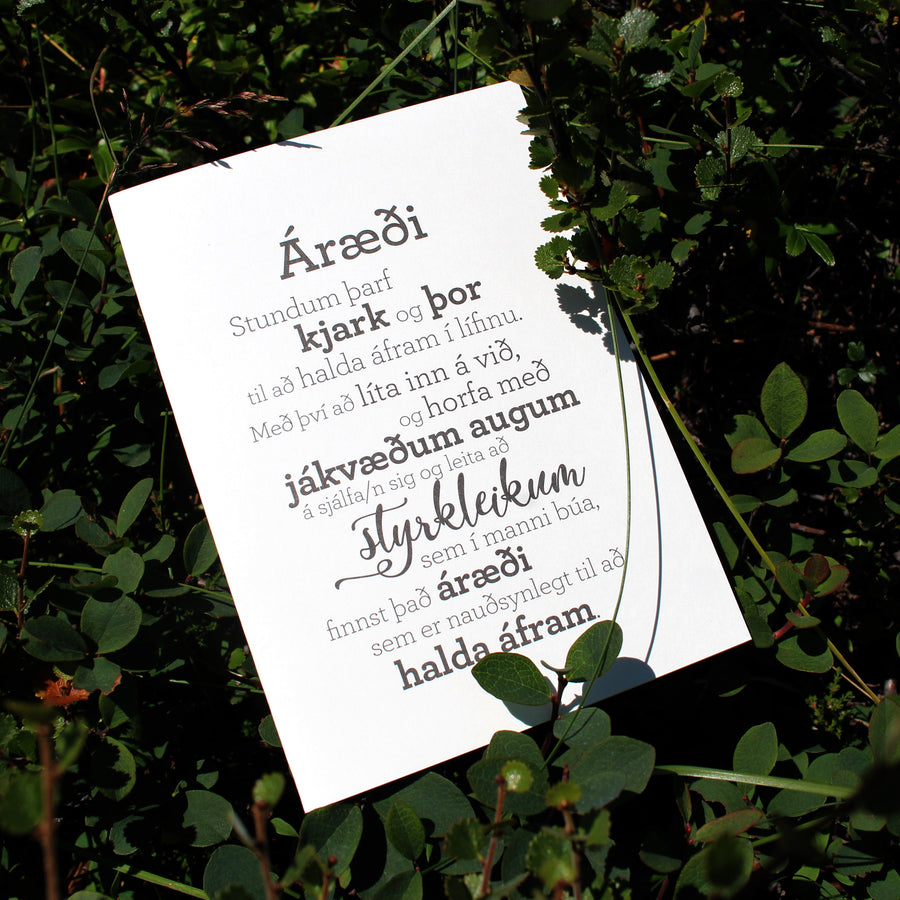 Áræði - miðstærð