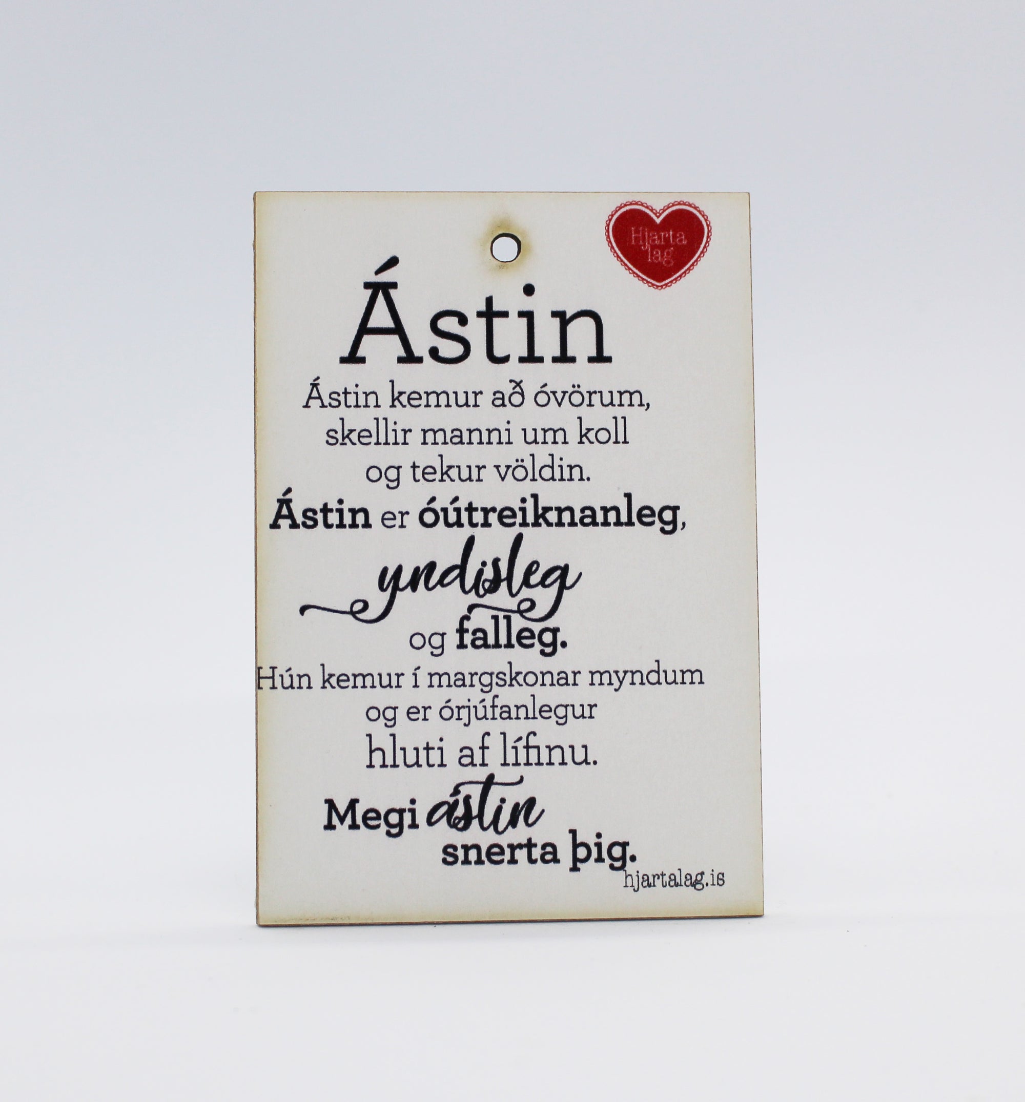 Gullkorn eftir Huldu Ólafsdóttur - Ástin