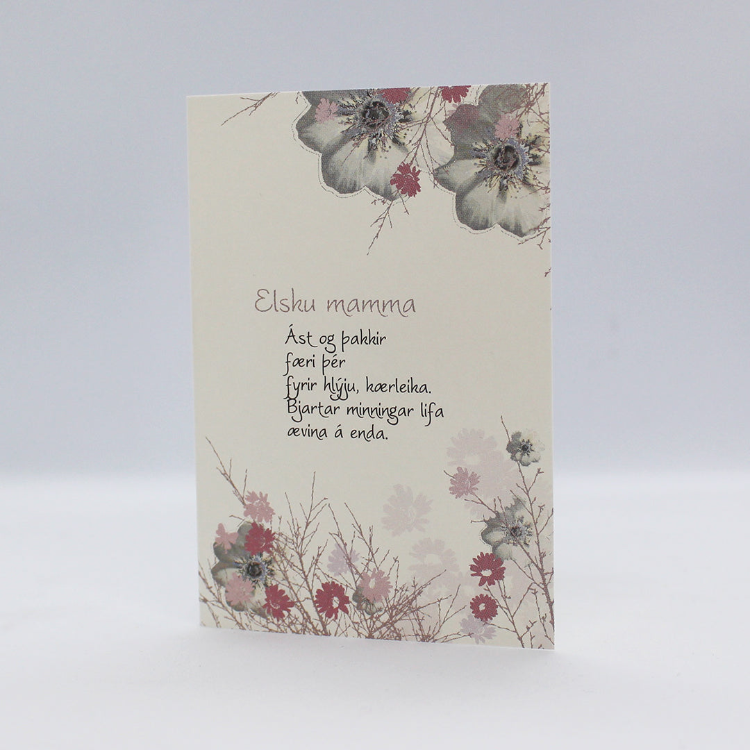 Elsku mamma - ljóð eftir Huldu Ólafsdóttur