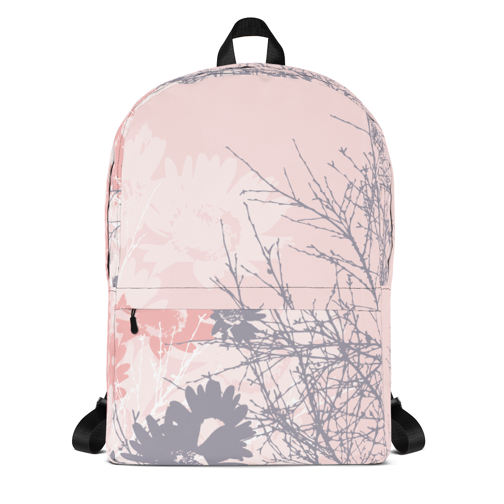 Bakpoki - bleikur. Munstur: Hjartalag