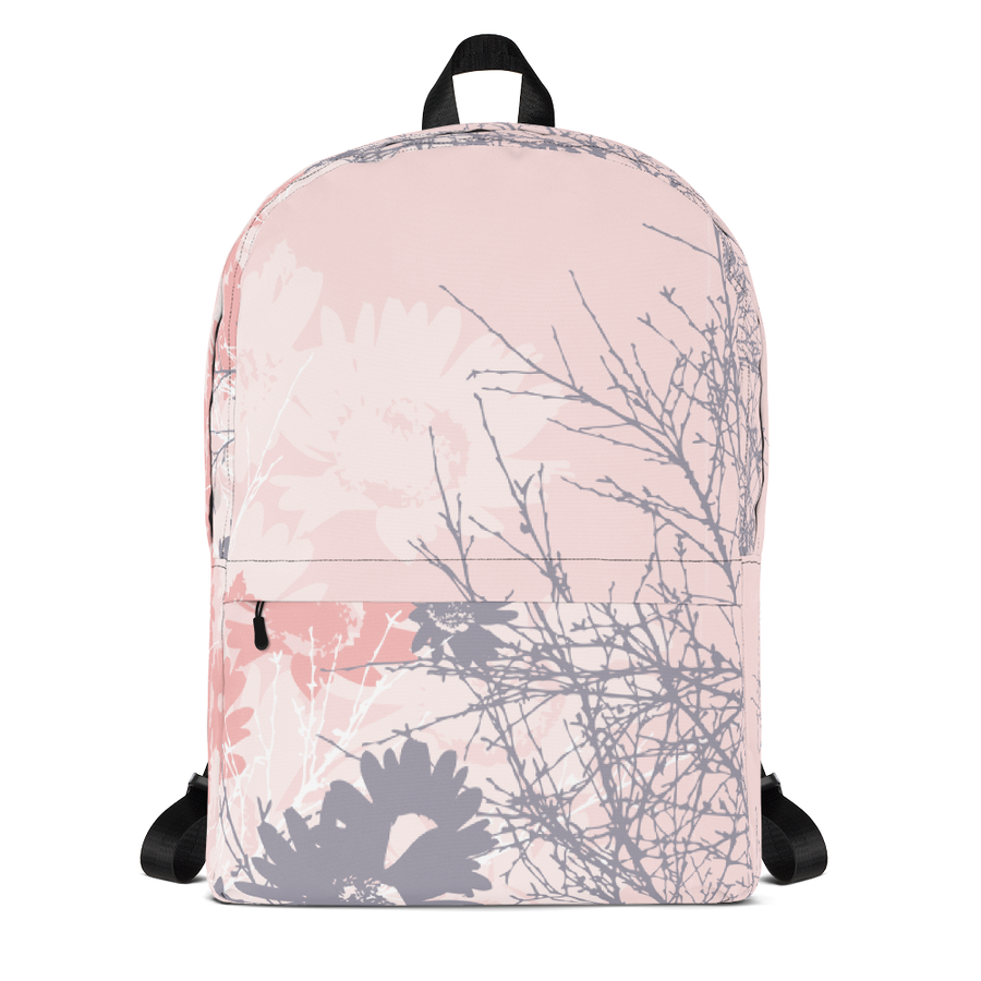 Bakpoki - bleikur. Munstur: Hjartalag