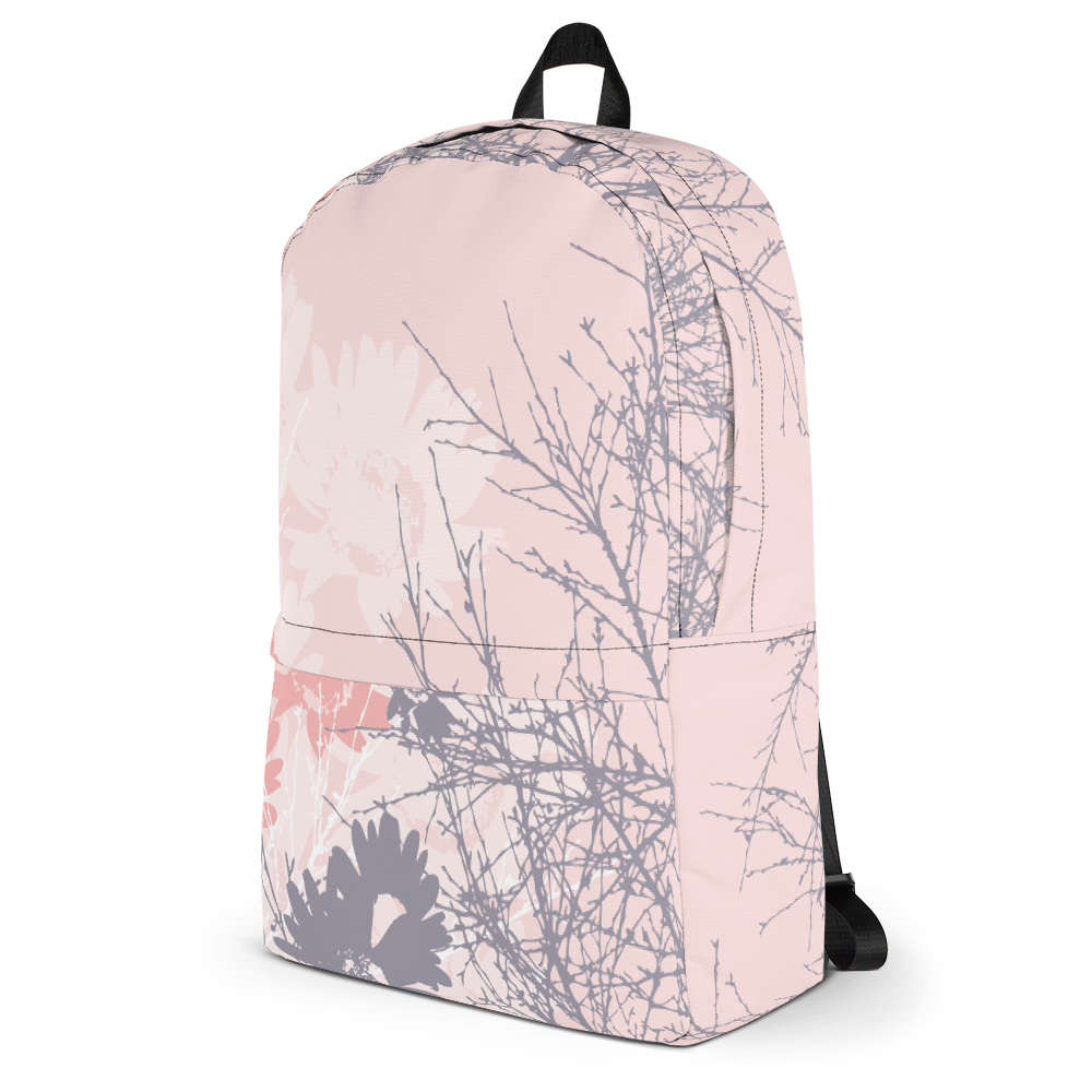 Bakpoki - bleikur. Munstur: Hjartalag