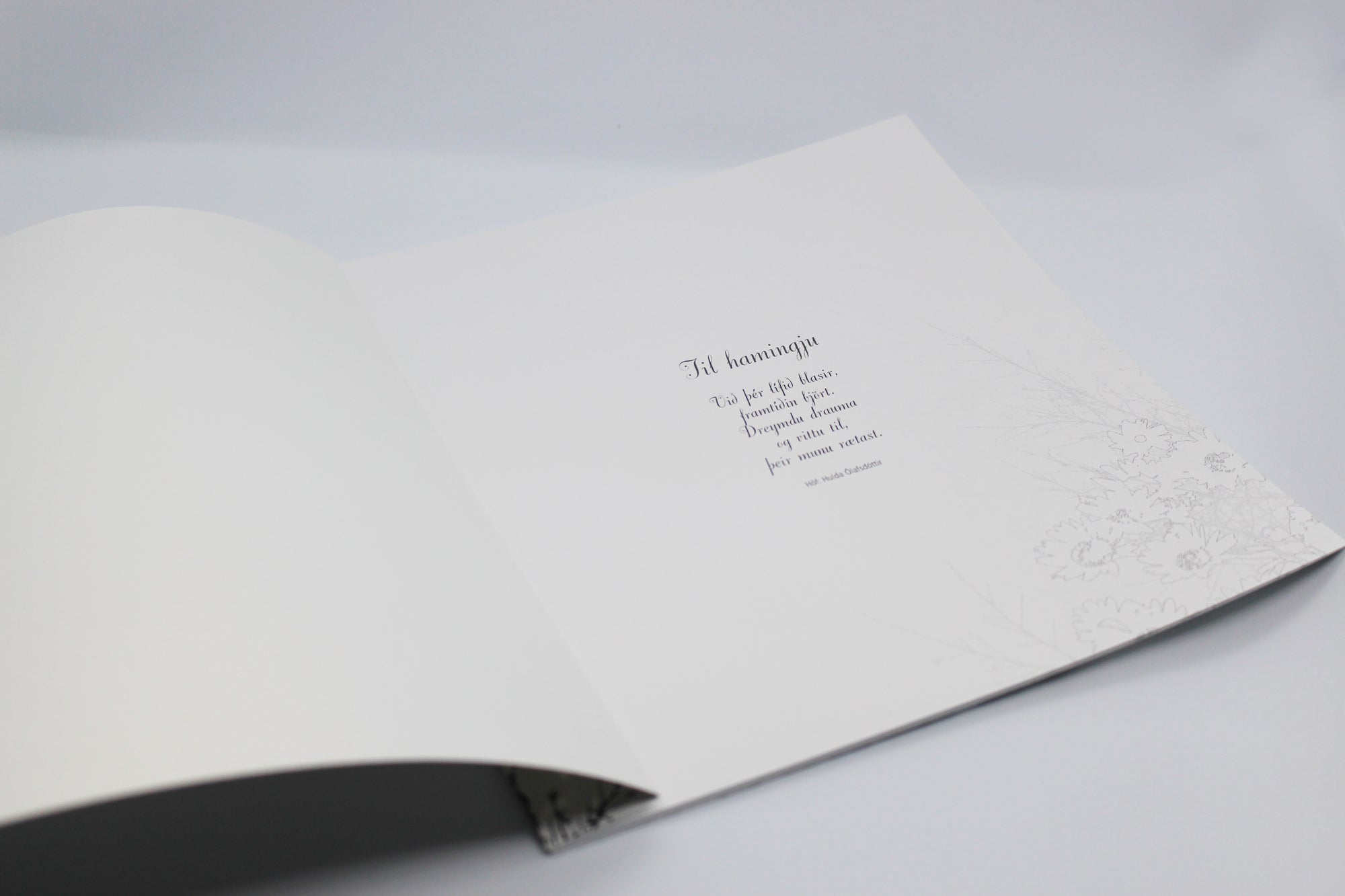 Gestabók fyrir fermingu - ljóð: Hulda Ólafsdóttir