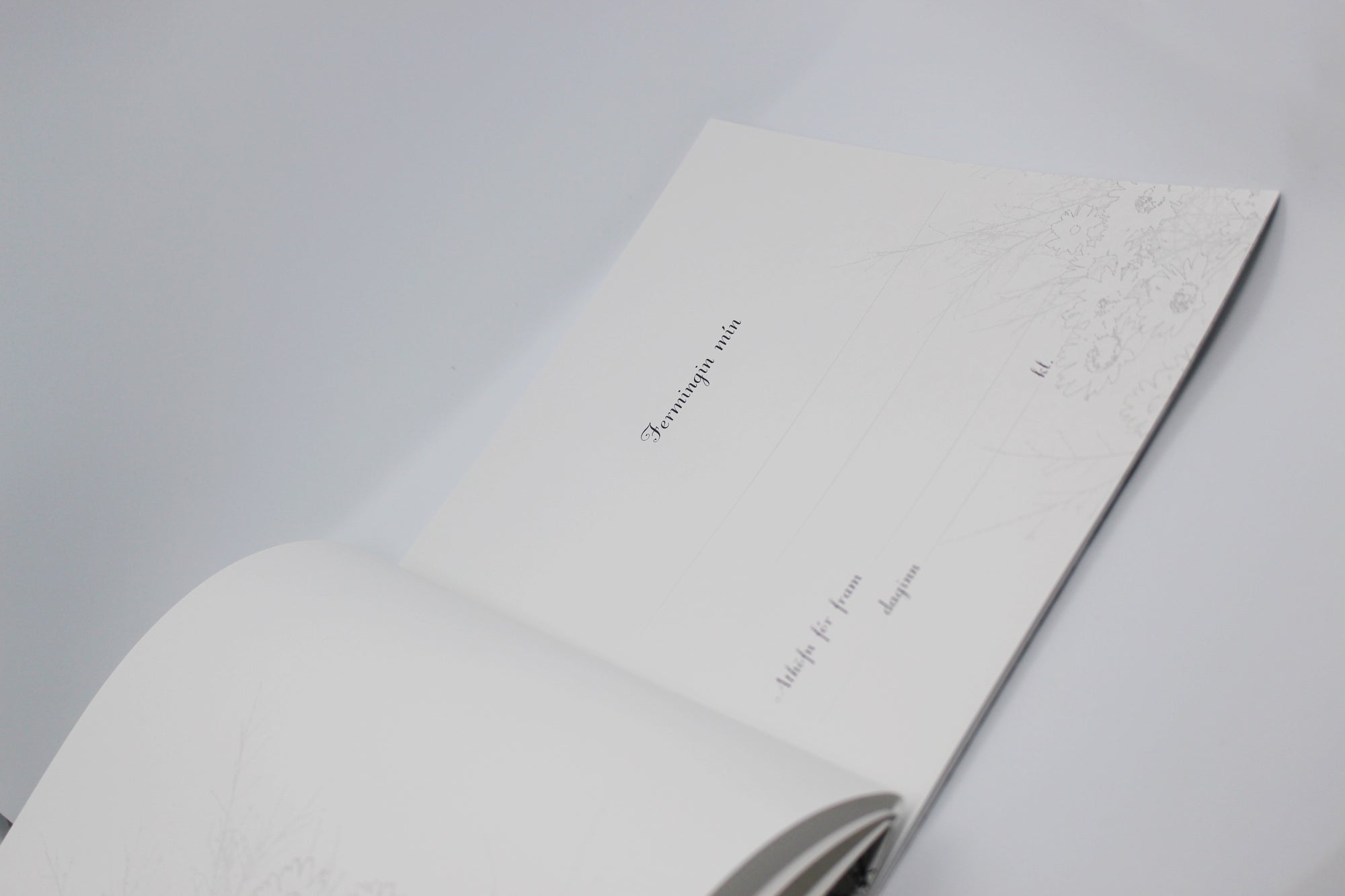 Gestabók fyrir fermingu