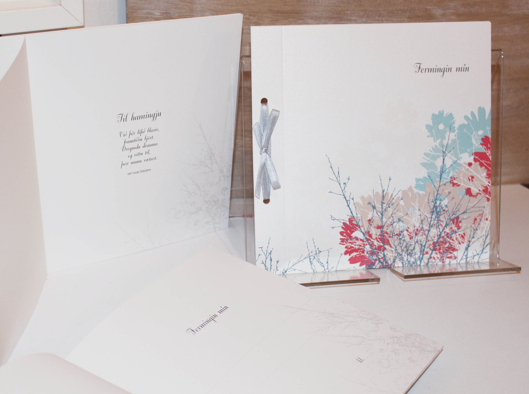 Gestabók fyrir fermingu - ljóð: Hulda Ólafsdóttir