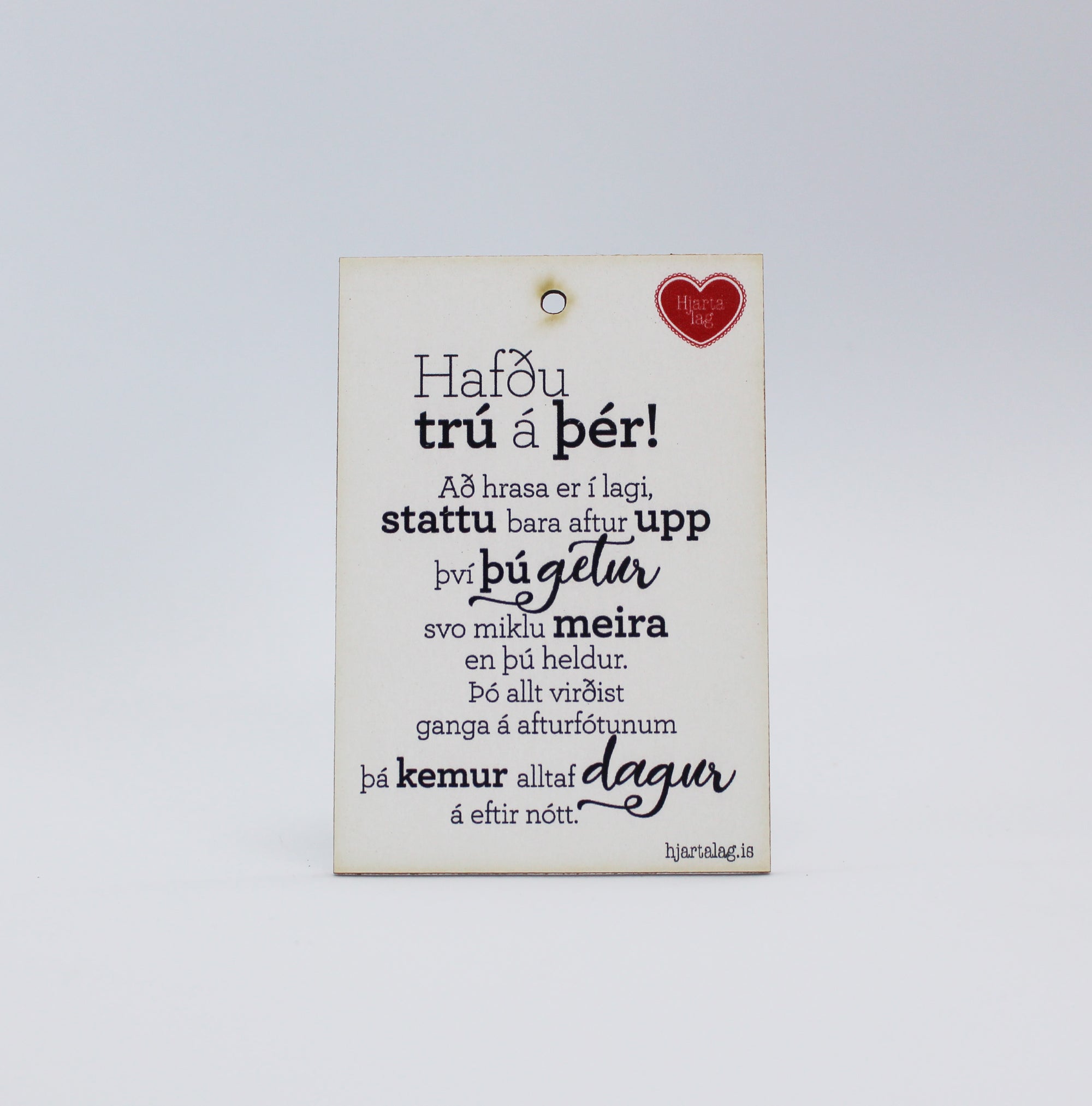 Gullkorn eftir Huldu Ólafsdóttur - Hafðu trú á þér!