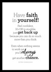 Have Faith in Yourself! - Text Print - Digital Download - Icelandic Scandinavian Nordic - Black & White - Minimal Typographic Wall Art