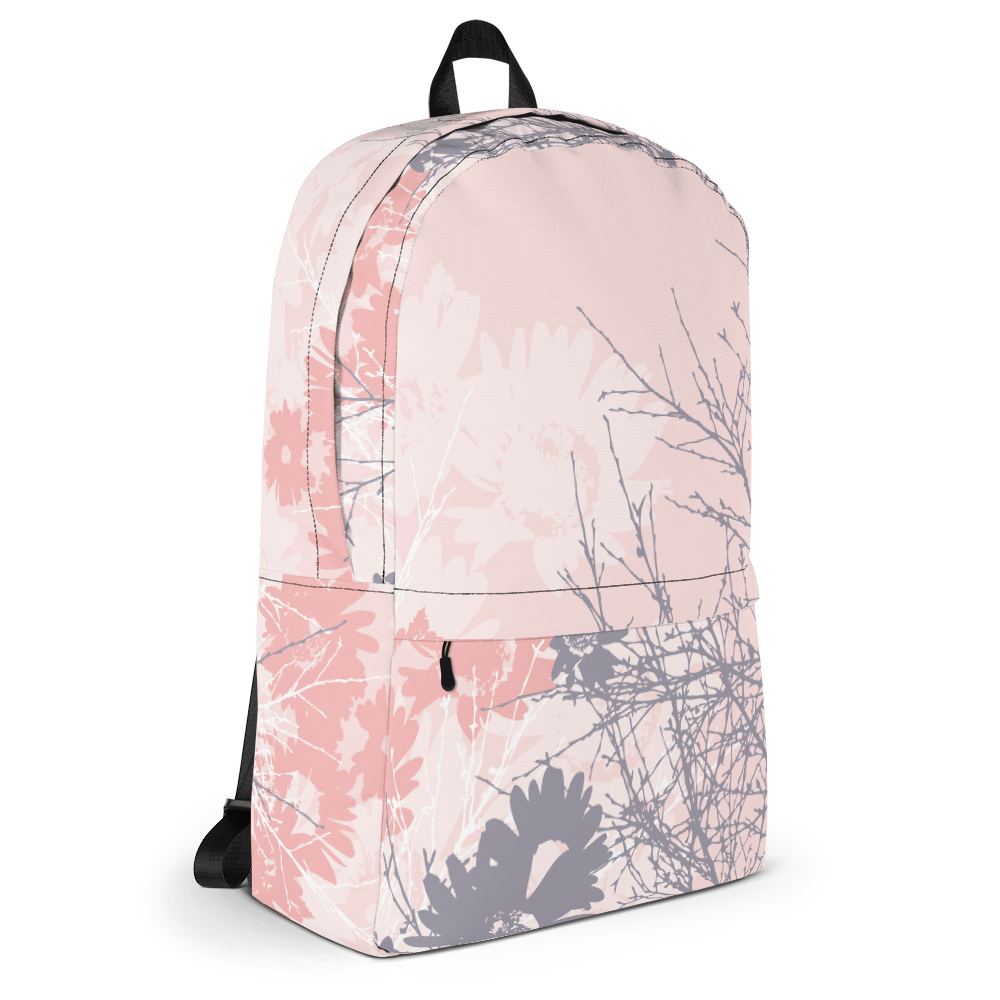 Bakpoki - bleikur. Munstur: Hjartalag