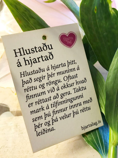 Gullkorn eftir Huldu Ólafsdóttur - Hlustaðu á hjartað
