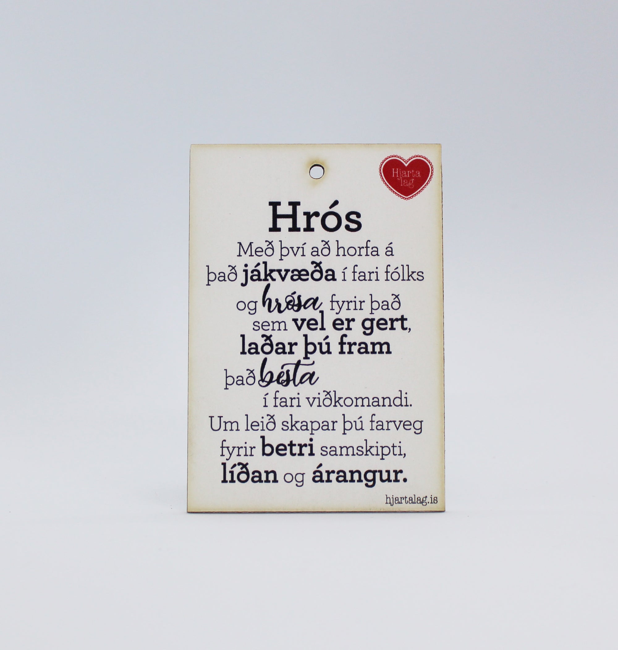 Gullkorn eftir Huldu Ólafsdóttur - Hrós