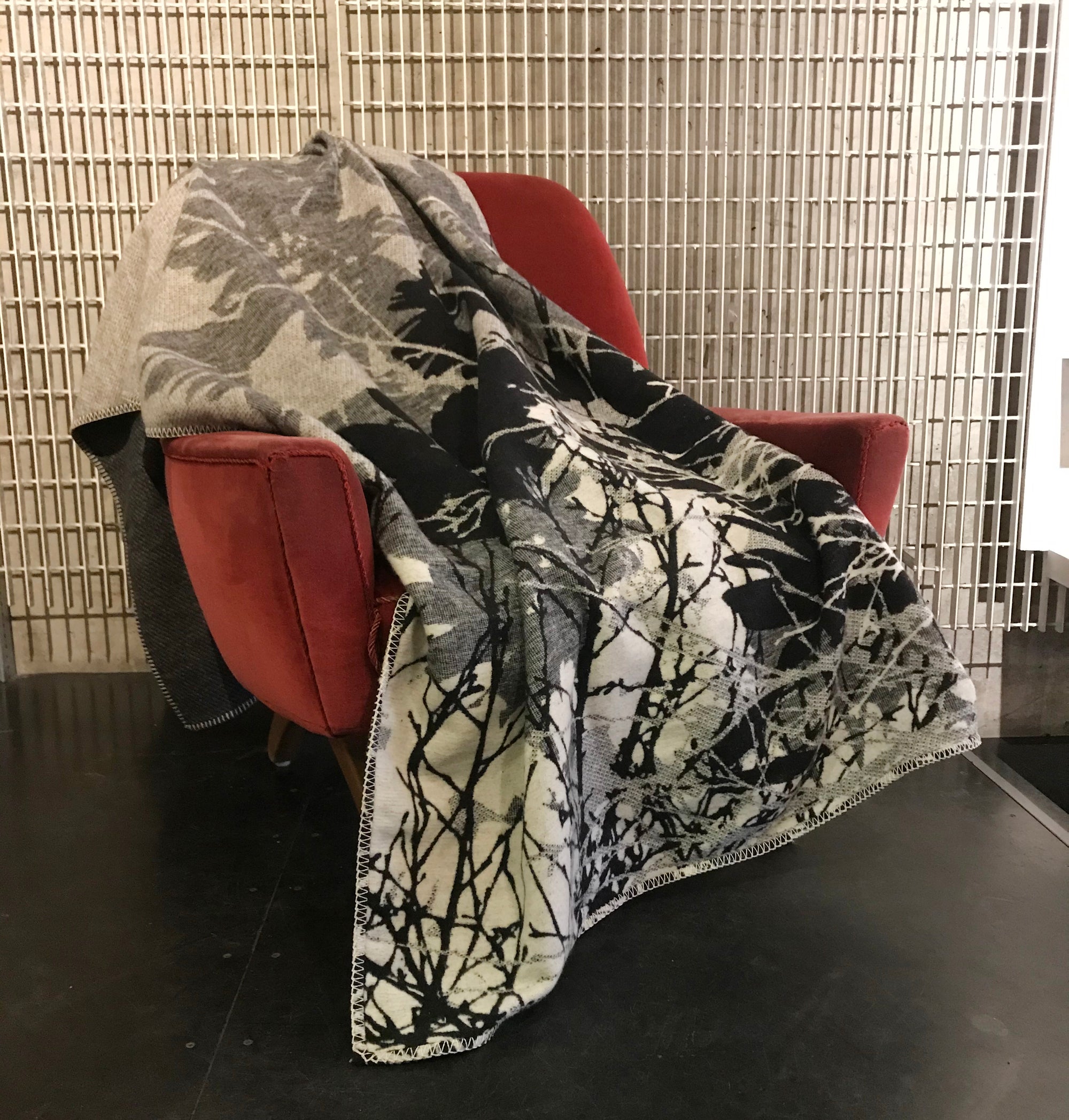 Teppi úr lífrænni bómull - Styrkur - Hönnun: Hjartalag