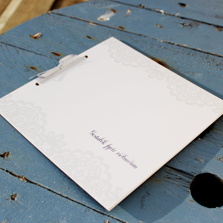 Gestabók fyrir viðburðinn