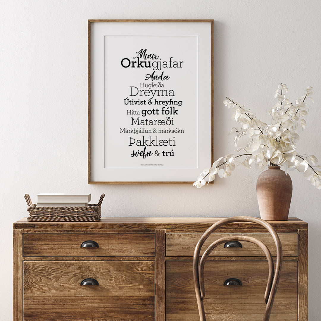 Markþjálfun - Orkugjafarnir mínir