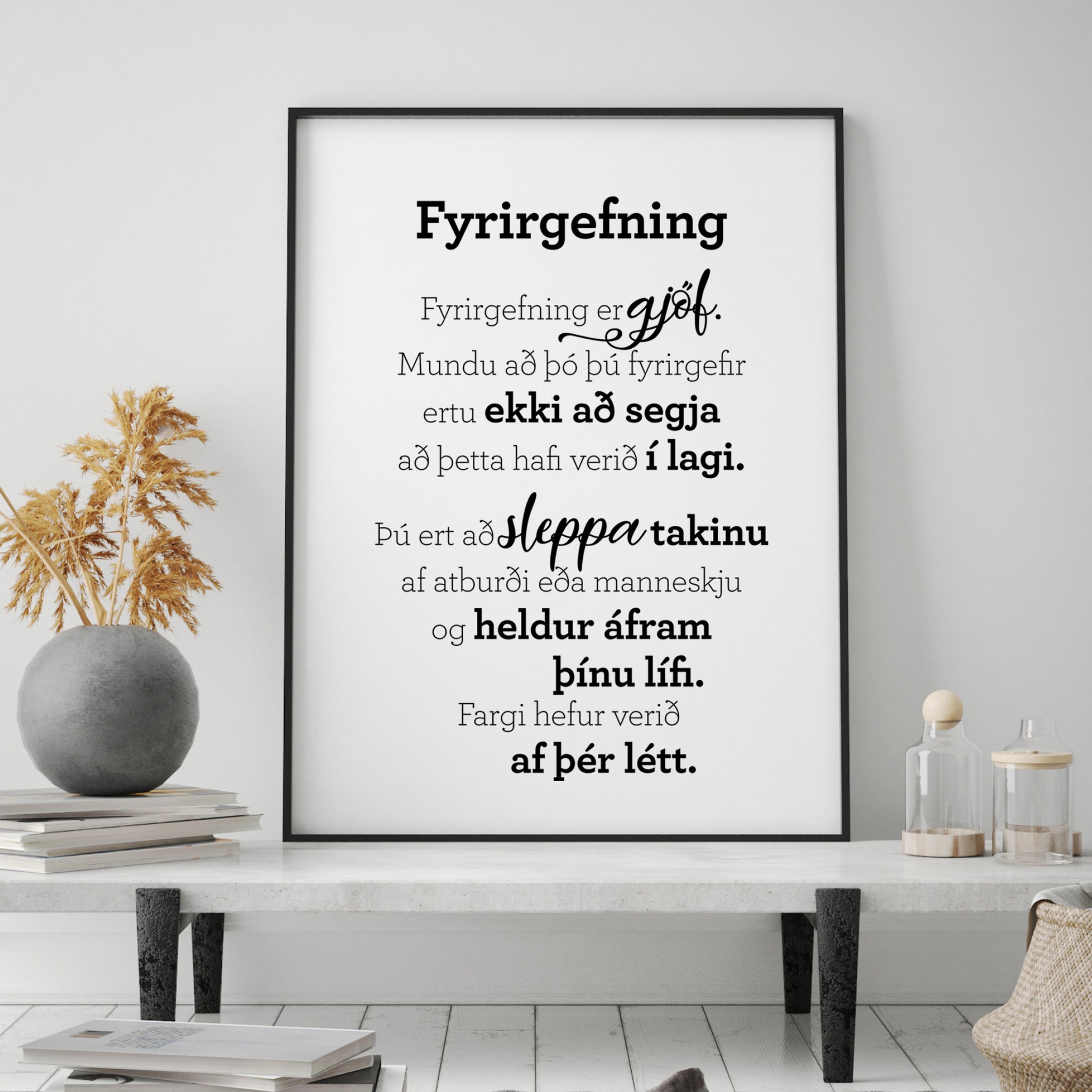 Plakat - Fyrirgefning