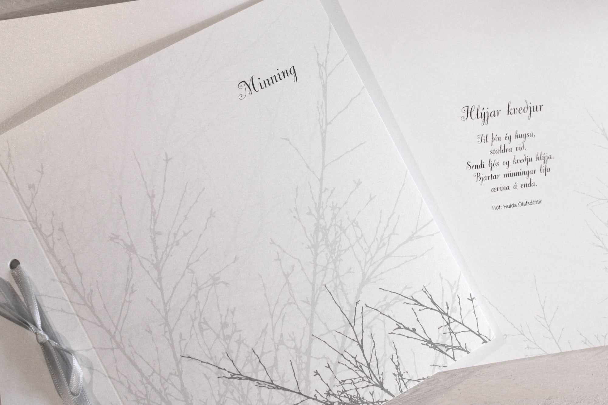 Minning gestabók - ljóð eftir Huldu Ólafsdóttur