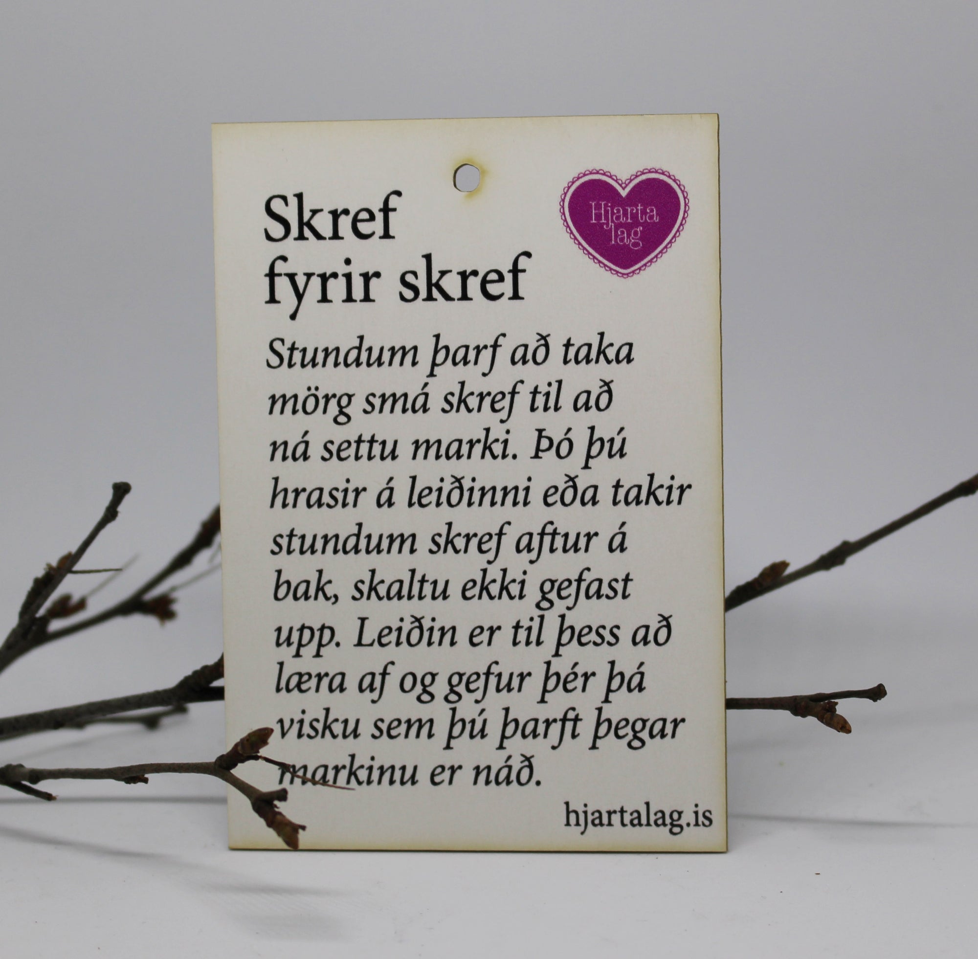 Gullkorn eftir Huldu Ólafsdóttur - Skref fyrir skref