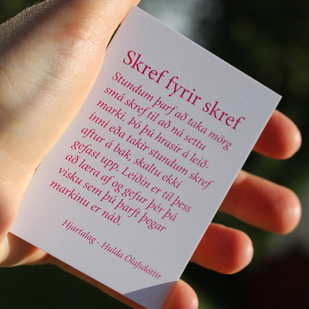 25 cards with Icelandic Quotes
