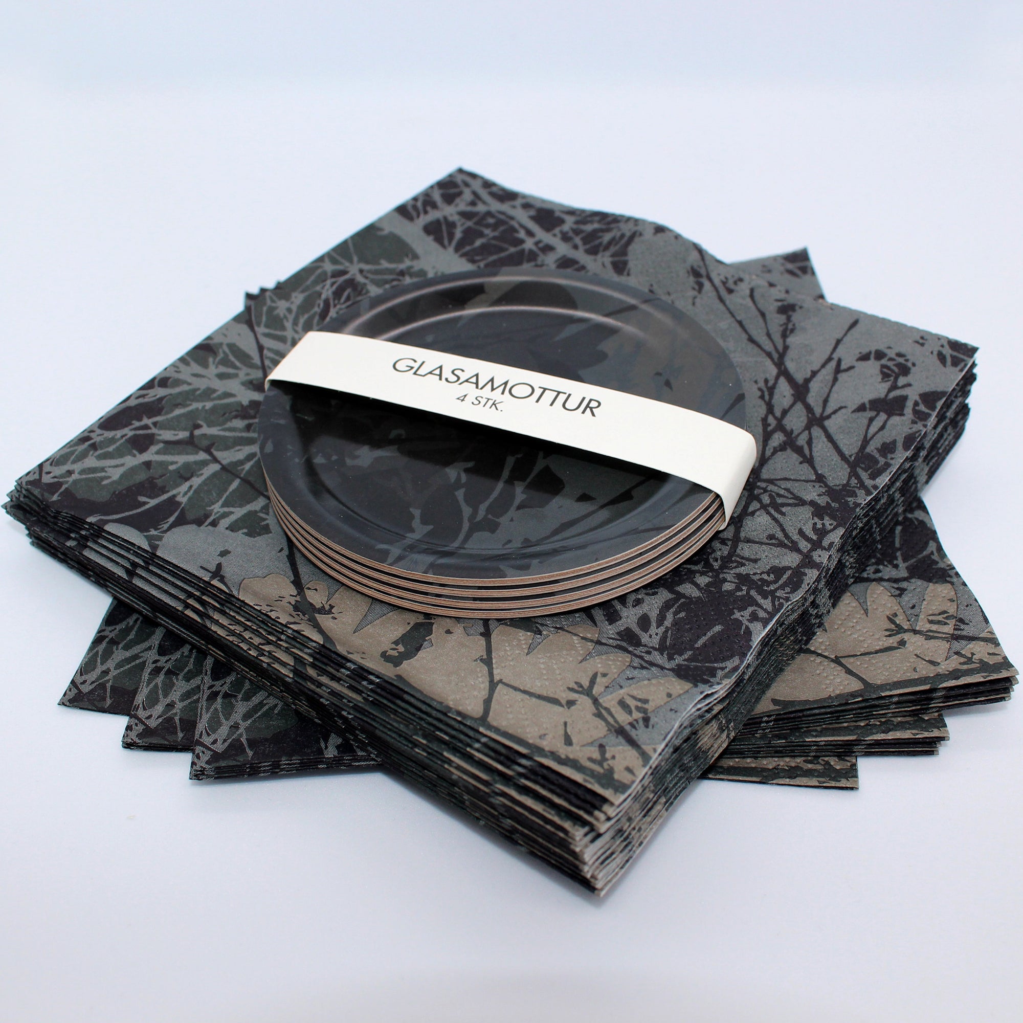 Tilboðspakki 1 - Servéttur og glasamottur