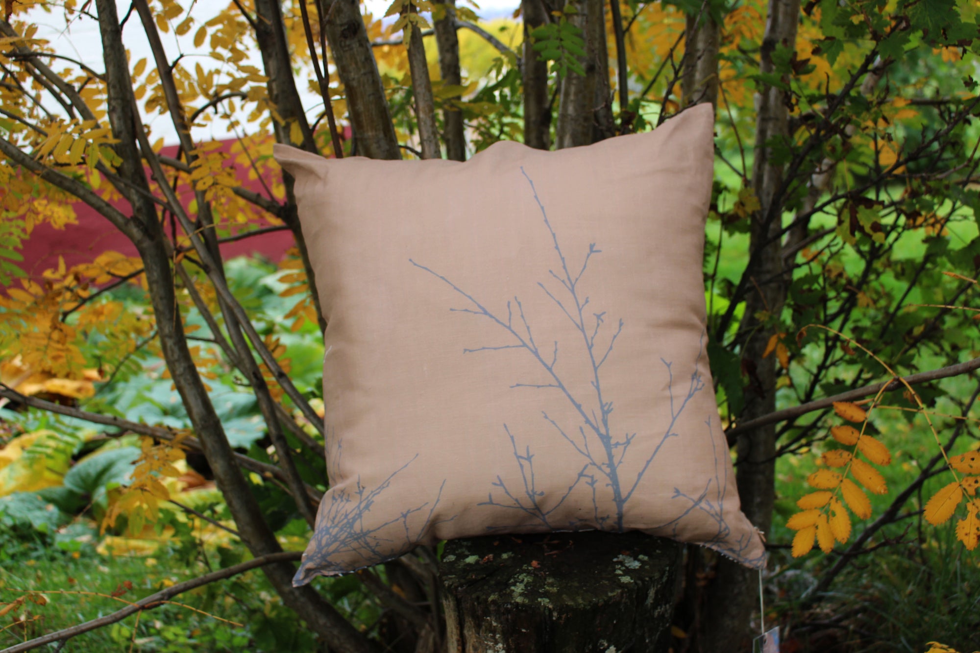 Púði - Hönnun: Hjartalag - Traust bakhlið