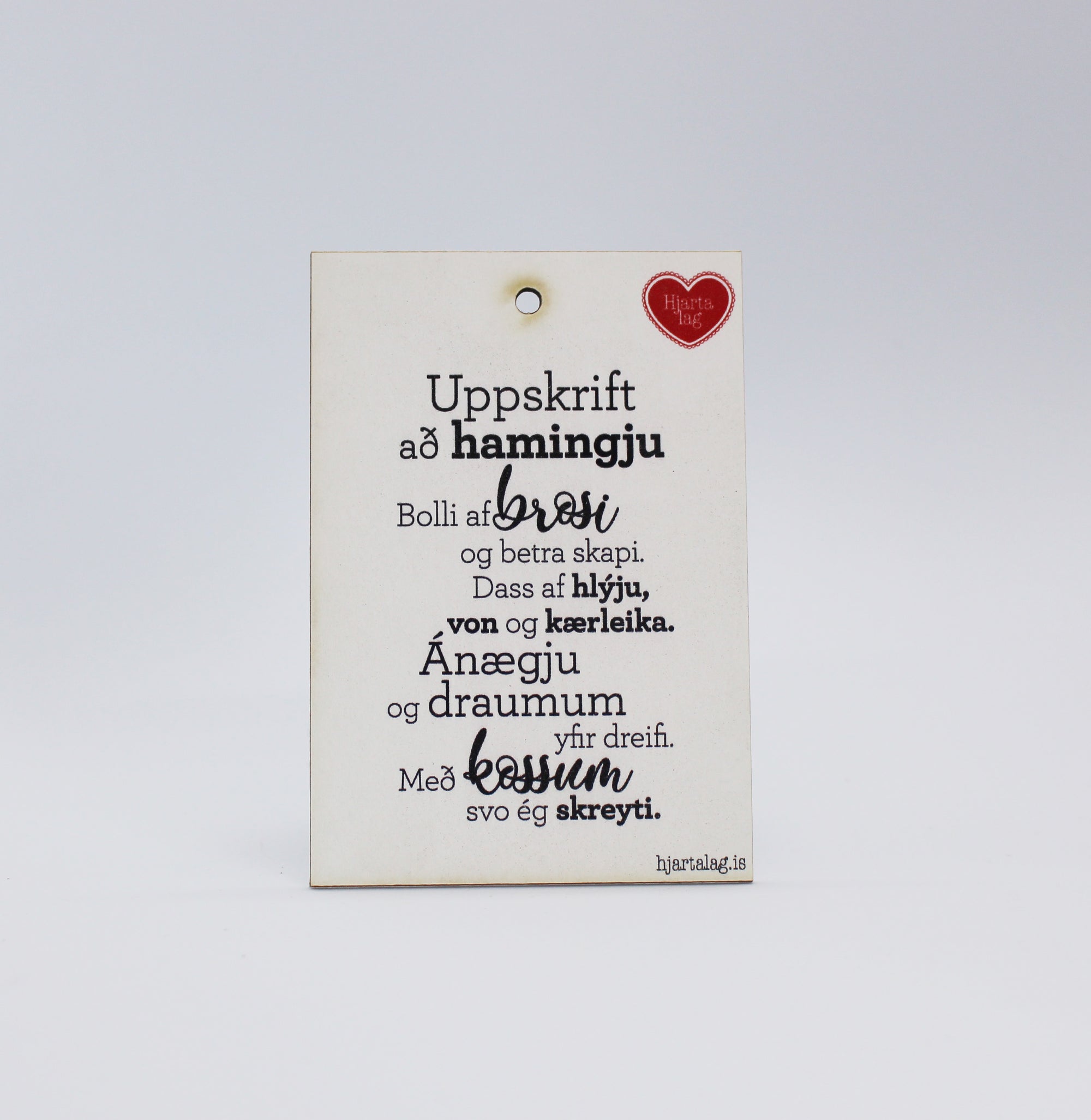 Gullkorn eftir Huldu Ólafsdóttur - Uppskrift að hamingju