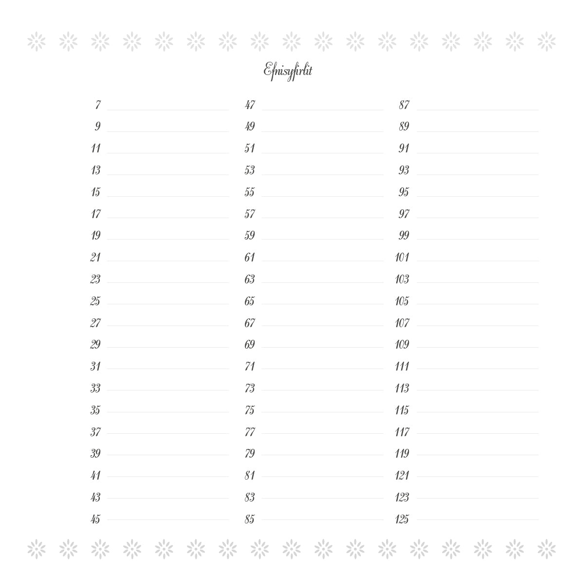 Efnisyfirlit - Uppskriftabók Hjartalags