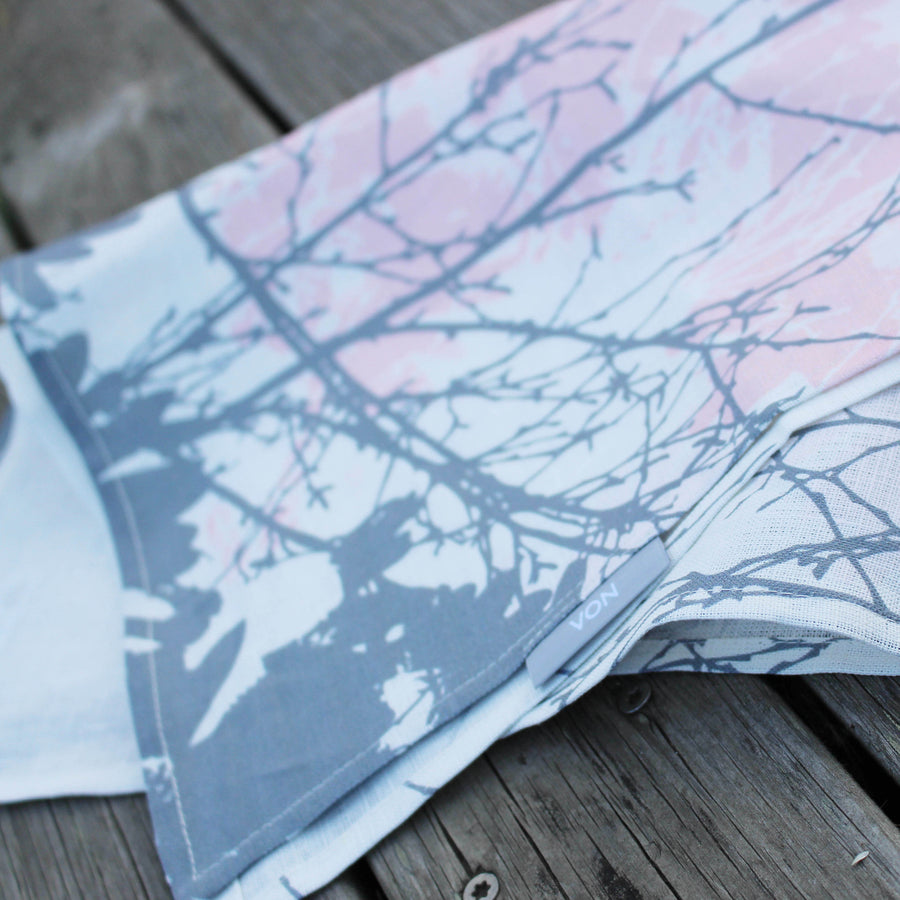 Viskastykki úr hör - Hönnun: Hjartalag