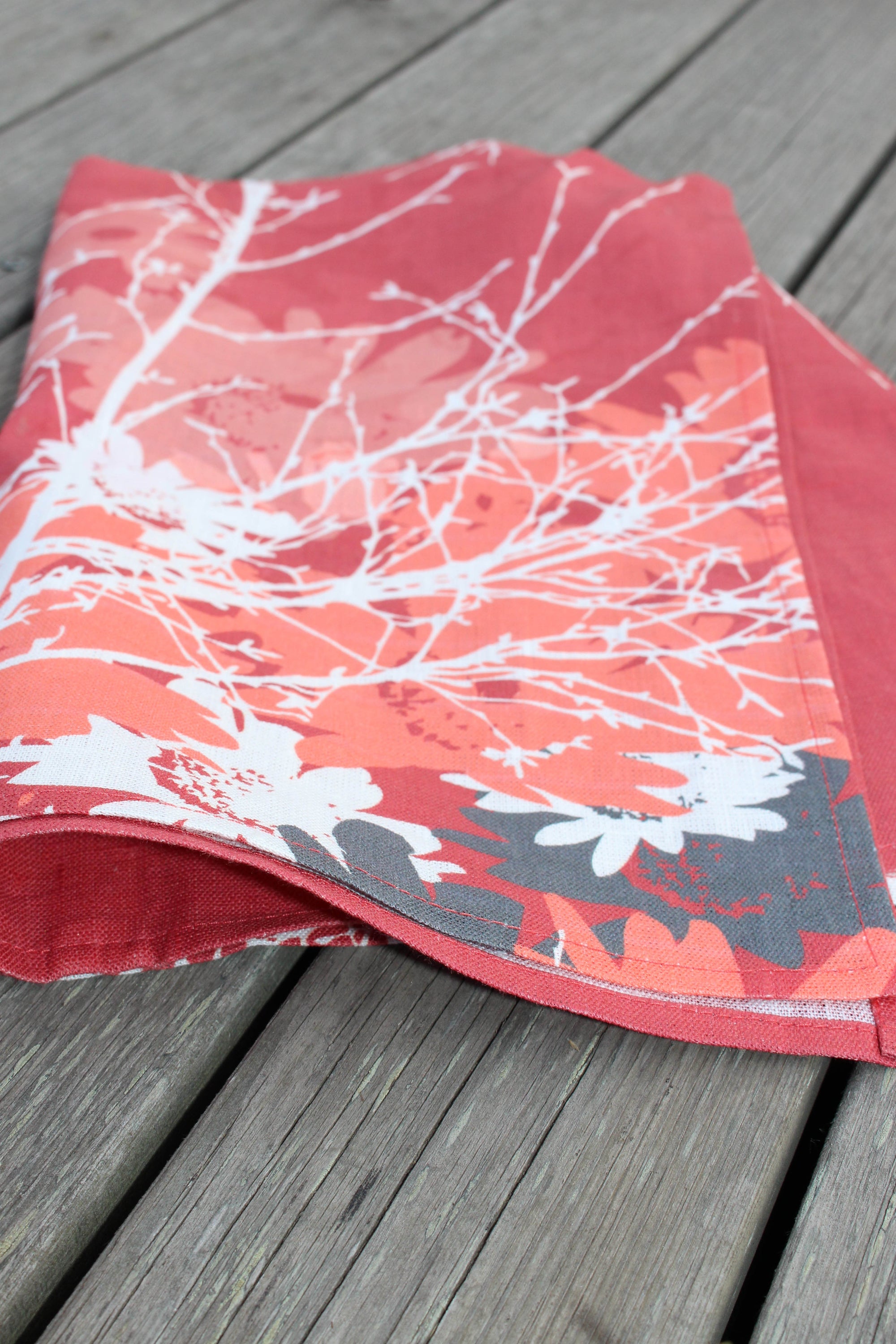 Viskastykki úr hör - Hönnun: Hjartalag