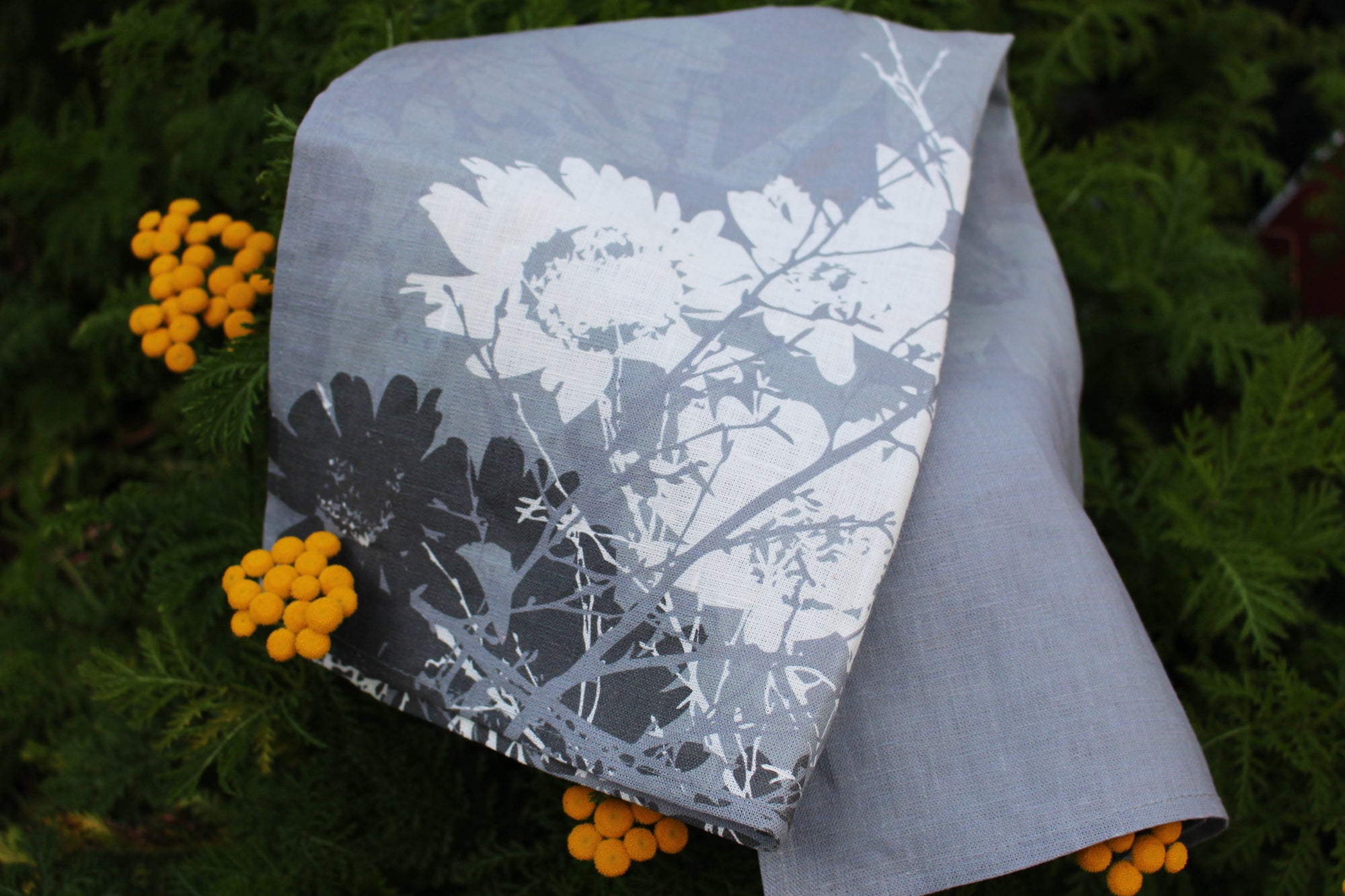 Viskastykki úr hör - Hönnun: Hjartalag