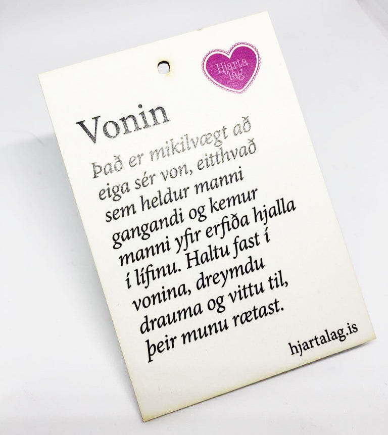 Gullkorn eftir Huldu Ólafsdóttur - Vonin