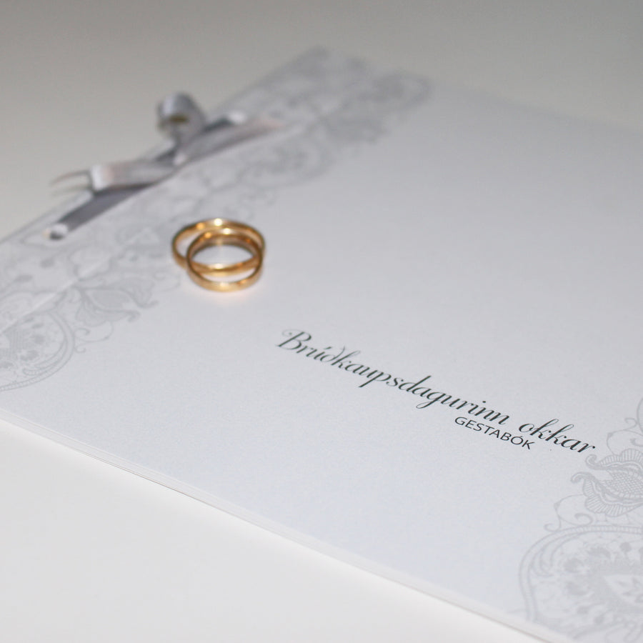 Gestabók fyrir brúðkaupið