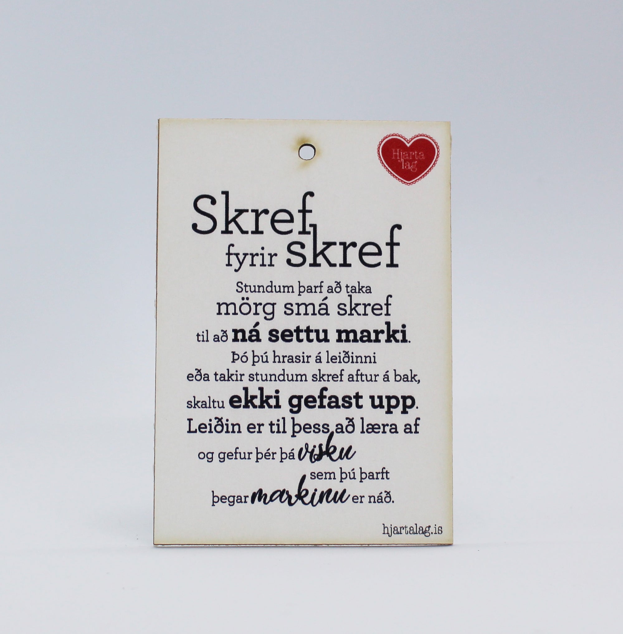 Gullkorn eftir Huldu Ólafsdóttur - Skref fyrir skref